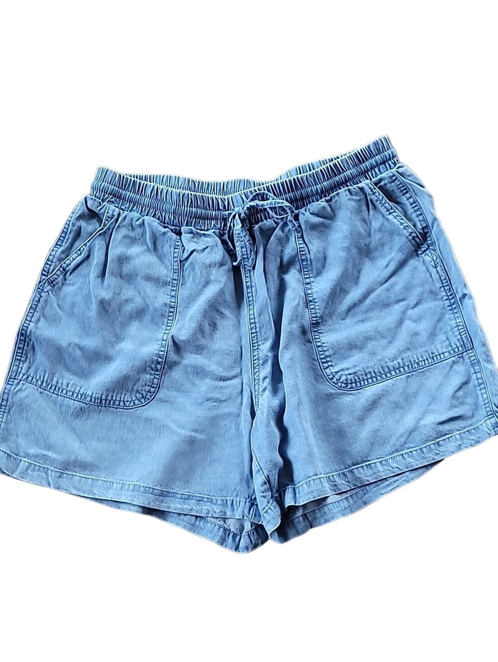 89th + Madison Jogger Denim Shorts, Size M, Pockets, Drawstring Waist, NWOT